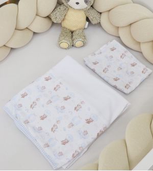 Jogo de Lençol para Berço Estampado - 24701EM