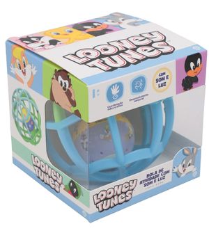 Bola de Atividade com Som e Luz Looney Tunes