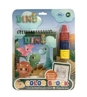 Livro Color Block Dino - I8271