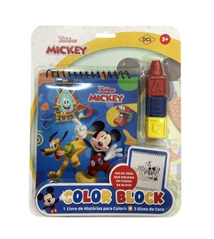 Livro Color Block Mickey - D8265