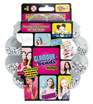 Estojo de Miçangas com Letras Glamour Beads