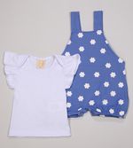 Jardineira-Blusa