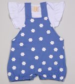 Jardineira-Blusa