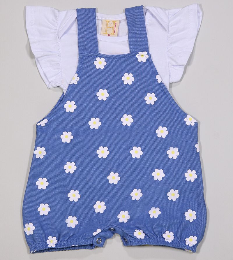 Jardineira-Blusa
