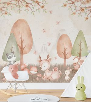 Papel de Parede Encanto Animais Baby 4,00 x 2,70 - 718