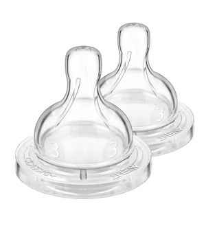 Bico Mamadeira Anti Colic com Fluxo Variável com 2 Unidades Avent