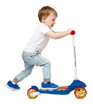 Skatenet Led Iniciante + Base Larga Azul Bandeirante