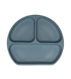 Prato de Silicone com Divisórias Azul 680ml - Infanti