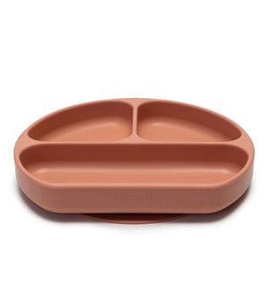 Prato de Silicone com Divisórias Terracota 680ml - Infanti