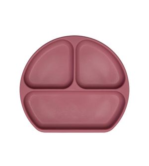 Prato de Silicone com Divisórias Rosa 680ml - Infanti