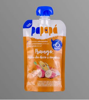 Papinha Frango, Grão de Bico e Vegetais 120g