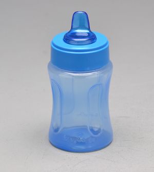 Copo com Bico Flexível e Tampa 300ml - Azul