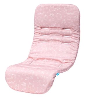 Almofada Viscoelástica para Carrinho Unicórnio Rosa