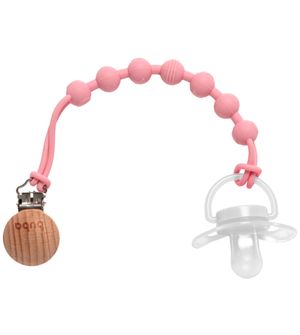 Prendedor de Chupeta Silicone Rosa - 18668