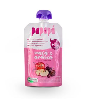 Papinha Orgânica Maça e Ameixa 100g