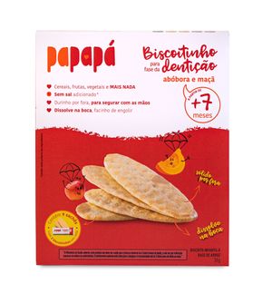 Biscoitinho para Fase da Dentição Vegetais 36g - Abóbora e Maça