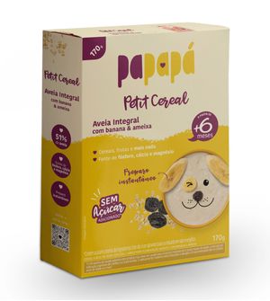 Petit Cereal Aveia Integral com Banana e Ameixa 170g