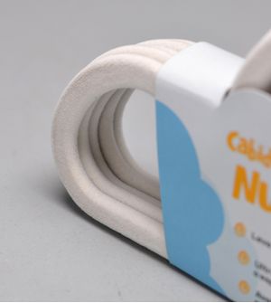 Cabide Veludo Nuvem Com 5 Unidades
