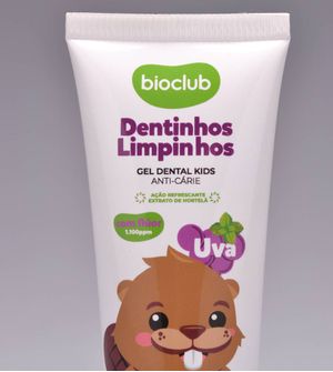 Gel Dental Kids com Flúor - Dentinhos Limpinhos 70g