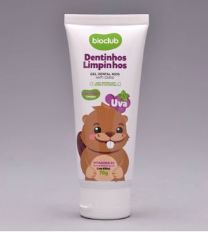 Gel Dental Kids com Flúor - Dentinhos Limpinhos 70g