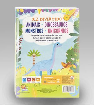 Livro Giz Divertido - Colorindo Dinossauros