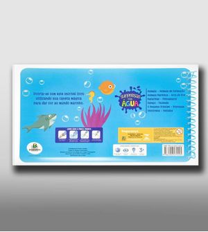 Livro Surpresas com Água Animais Marinhos