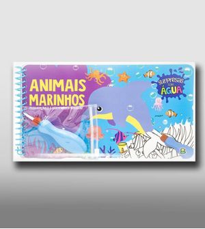 Livro Surpresas com Água Animais Marinhos