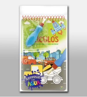 Livro Surpresas com Água Veículos