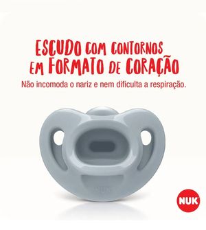 Kit Chupeta Sensitive 0 a 6 meses com 2 unidades NUK