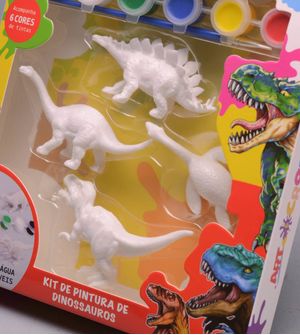 Kit Pintura de Dinossauros Art Craft