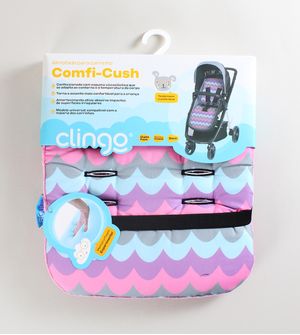 Almofada para Carrinho Comfi-Cush  Triângulo Azul Waves