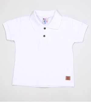 Camiseta Polo Basic Branca - 50661
