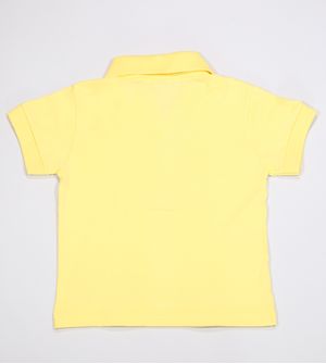 Camiseta Polo Basic Amarela - 50661