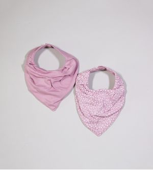Babador Bandana Estampado com 2 Unidades  Aninha