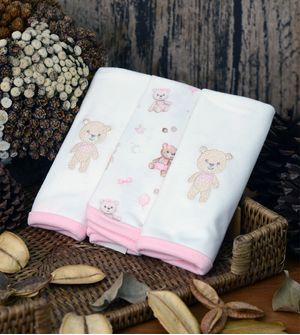 Kit Fralda de Boca Com 3 Unidades - 24515F