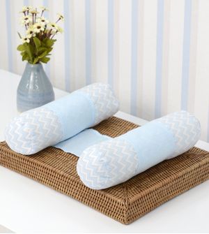 Segura Bebê Chevron 30cm x 26cm Azul