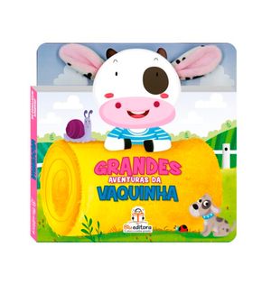 Livro Grandes Aventuras dos Animais Vaquinha