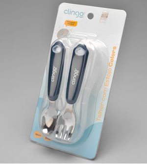 Kit Talheres com Estojo Colors Azul