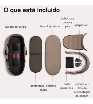 Moisés Berço Rígido Yoyo2 Babyzen Exclusivo Site