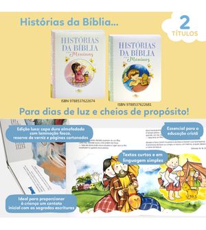Livro Histórias da Bíblia Para Meninas