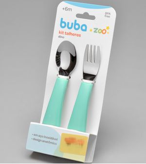 Kit Talheres Bubazoo  Dino