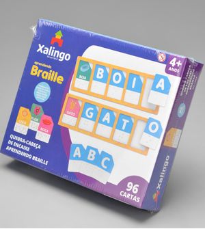 Quebra Cabeça de Encaixe Aprendendo Braille