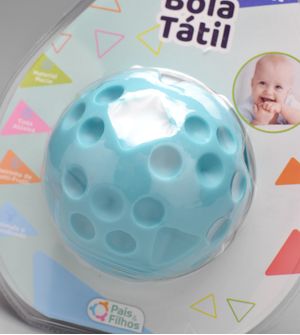 Bola Tátil Formas Geométricas Azul