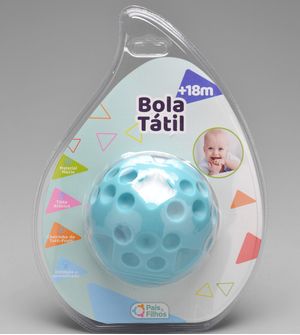 Bola Tátil Formas Geométricas Azul
