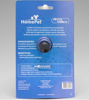 Rasqueadeira Prática HomePet Azul