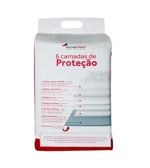 Tapetes Higiênicos 60x60cm com 50 unidades GermanPad