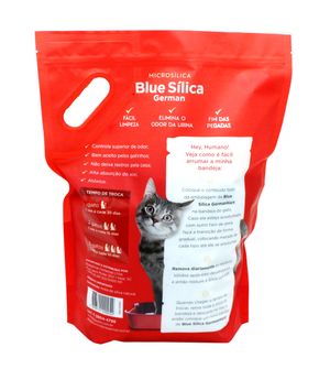 Areia Blue Sílica Microsílica para Gatos GermanHart