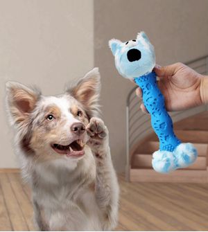 Cachorro Salsicha Soft Hércules Azul