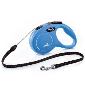 Guia Retrátil New Classic Corda Azul P -  Flexi