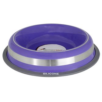 Comedouro Inox Prestige Roxo G - GermanHart